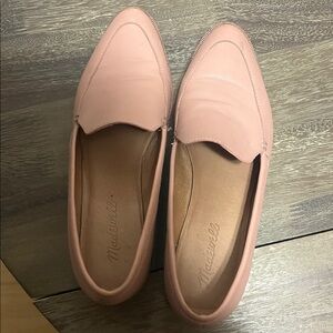 Madewell The Frances Blush Oyster Pink Loafers 7.5